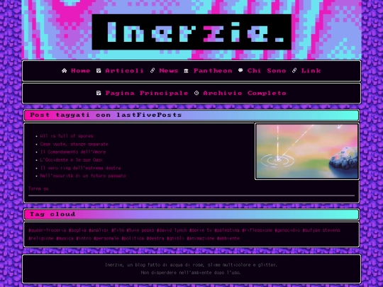 tags/lastFivePosts screenshot