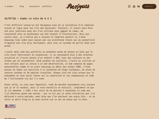 blog screenshot