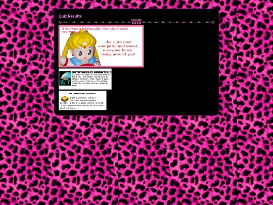 Quizzes screenshot