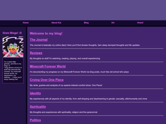 bloglanding screenshot