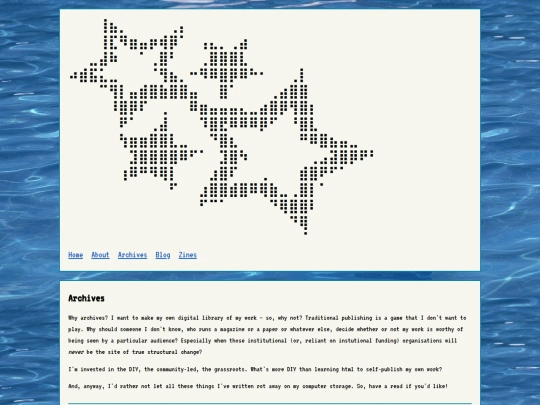 archives screenshot