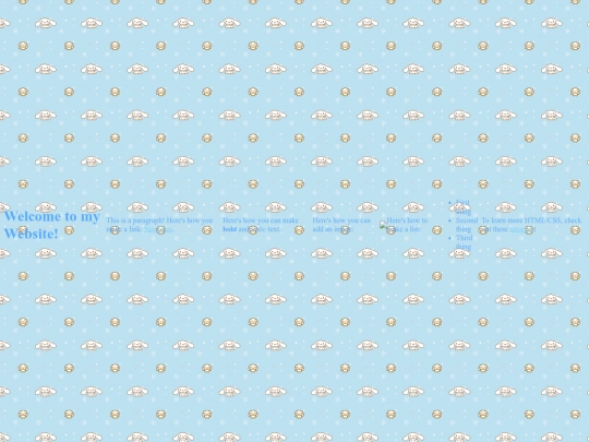 links screenshot