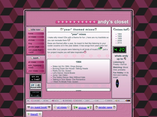 cdmixes-years screenshot