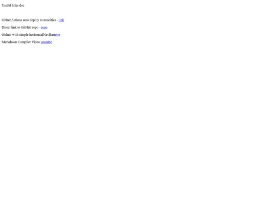 BlogItems/usefulLinks screenshot