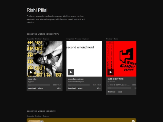 portfolio(draft5) screenshot