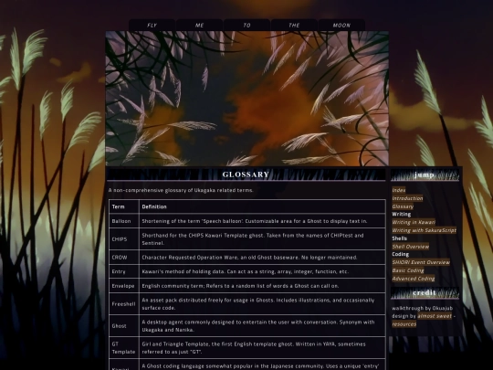 CHIPS_glossary screenshot