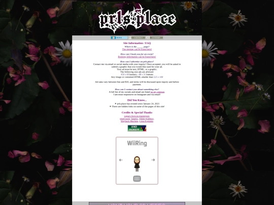 info screenshot