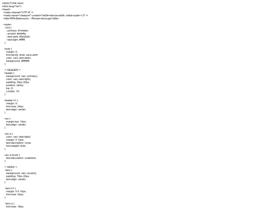index screenshot