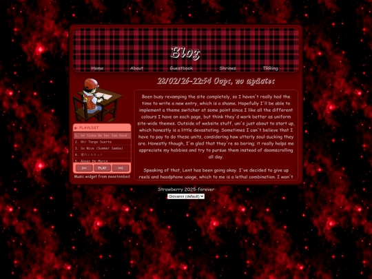 blog screenshot
