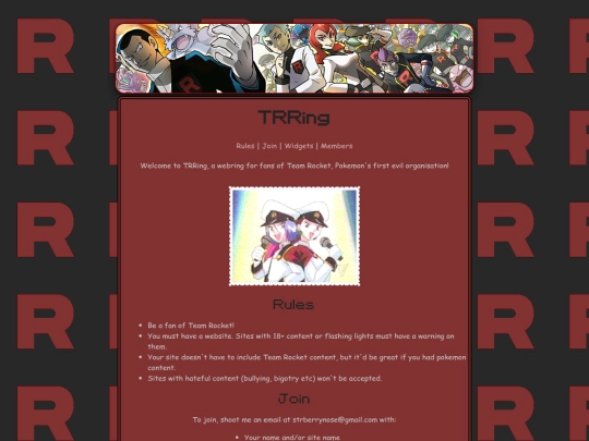 webring/TRRing screenshot