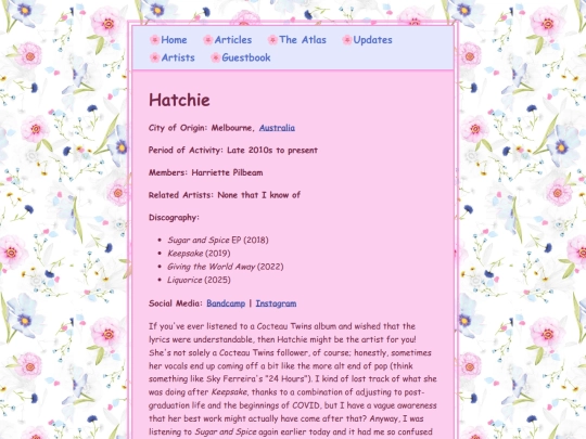 artists/hatchie screenshot