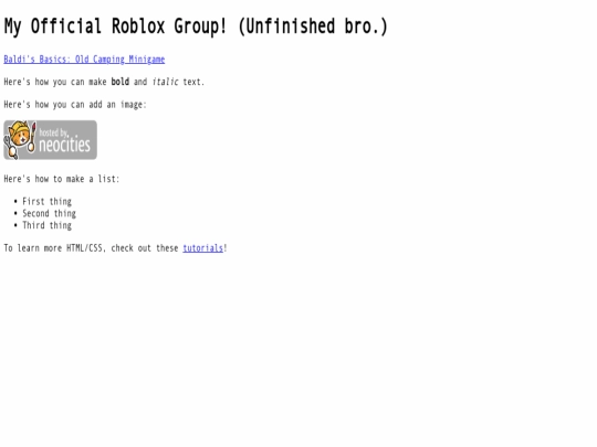 index screenshot