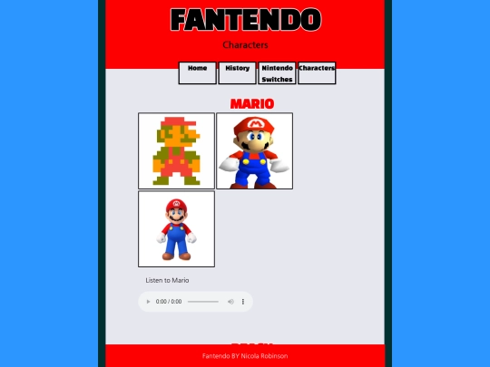 Characters screenshot