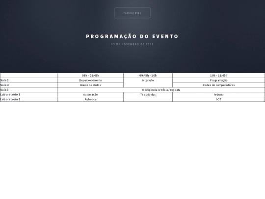 programacao screenshot