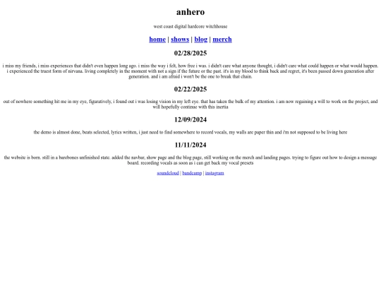 blog screenshot