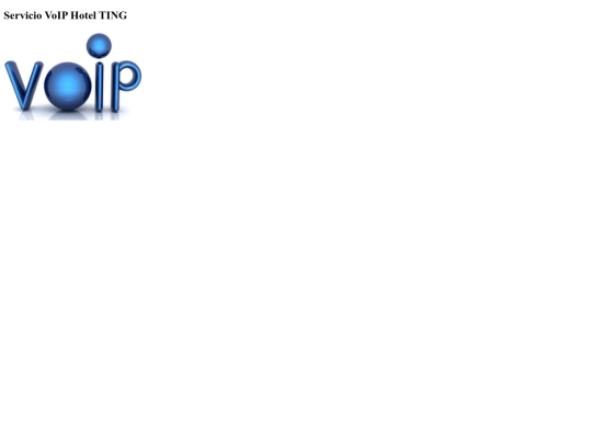 hotelweb/voip screenshot