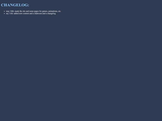 changelog screenshot