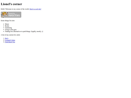 index screenshot