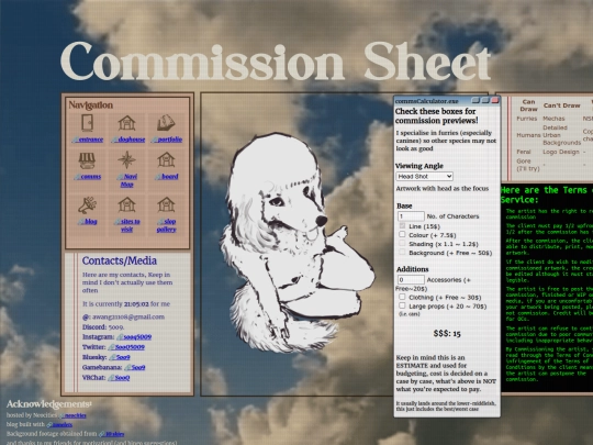 comms screenshot