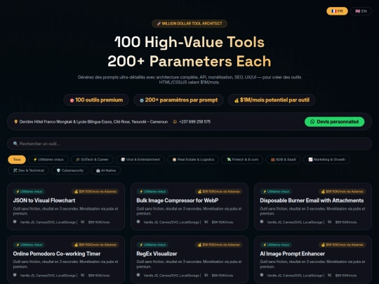 100 High-Value Tools screenshot