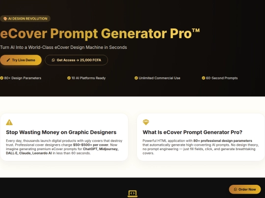 ECOVER PROMPT GENERATOR screenshot