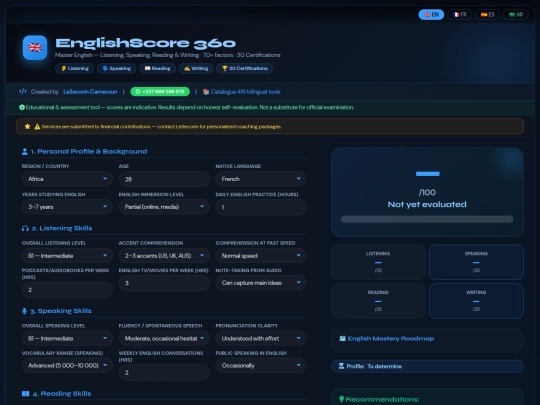 EnglishScore 360 EN screenshot