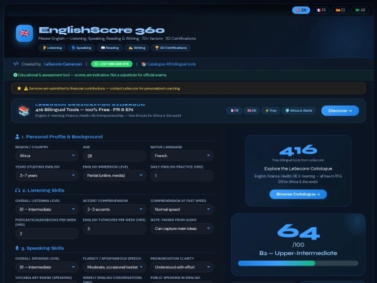 EnglishScore 360 ENGLISH FULL screenshot