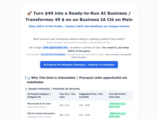 LESECONN CONTRACT SALES PAGE screenshot