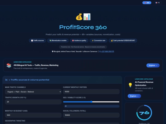 PUBLICITY_ProfitScore_360 screenshot