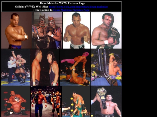 nwo/bwoothers/dean_malenko_wcw_pictures_page screenshot