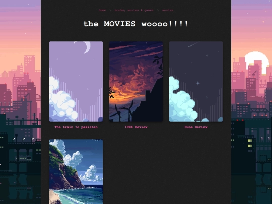 links/movies screenshot