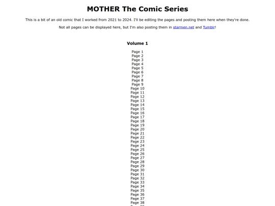 MotherTheComicSeries screenshot