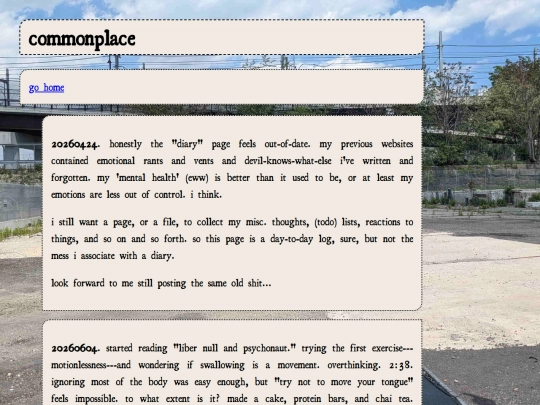 cont/commonplace screenshot