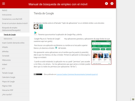 Exelearning/tienda_de_google screenshot