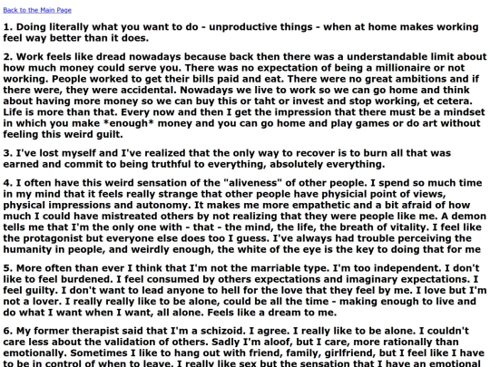 Thoughts screenshot