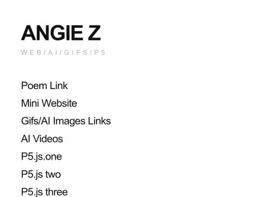 final links to all projects screenshot