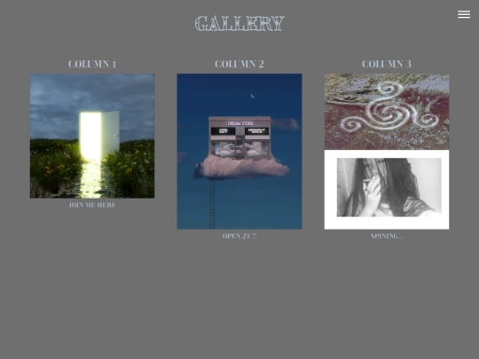 new my web/gallery screenshot
