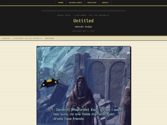 entry005 screenshot