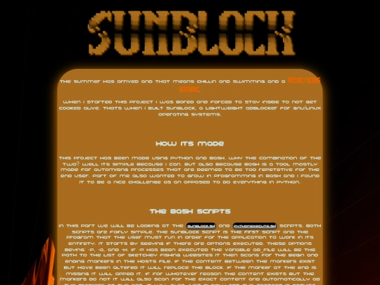 sunblock/sunblock screenshot
