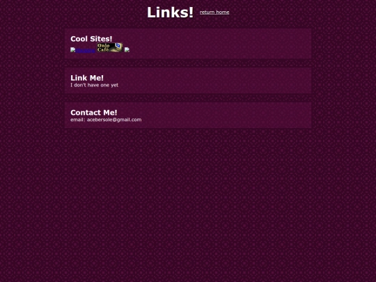 links screenshot