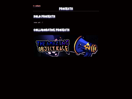 projects screenshot