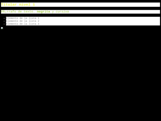 index screenshot