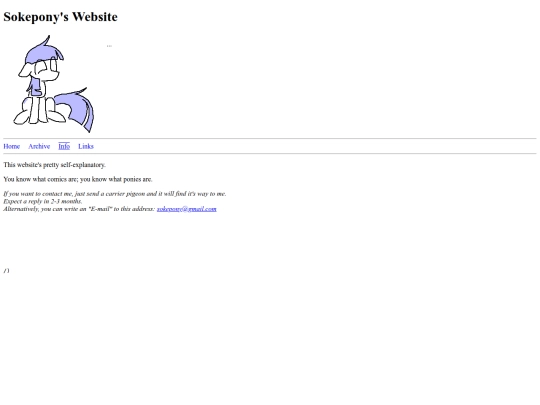 info screenshot