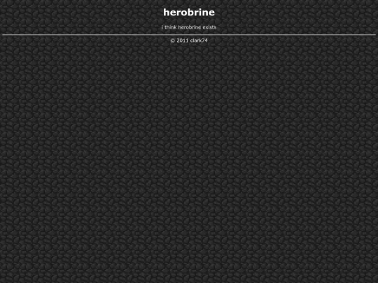 herobrine screenshot
