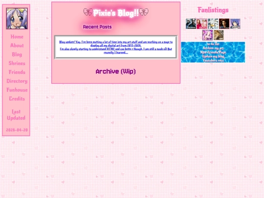 myblog screenshot