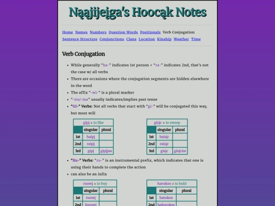conjugation screenshot