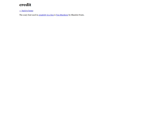 credit screenshot