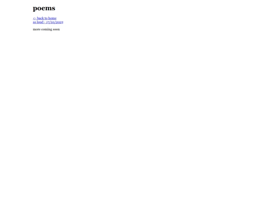 poems screenshot