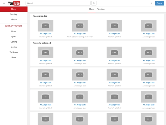 index screenshot