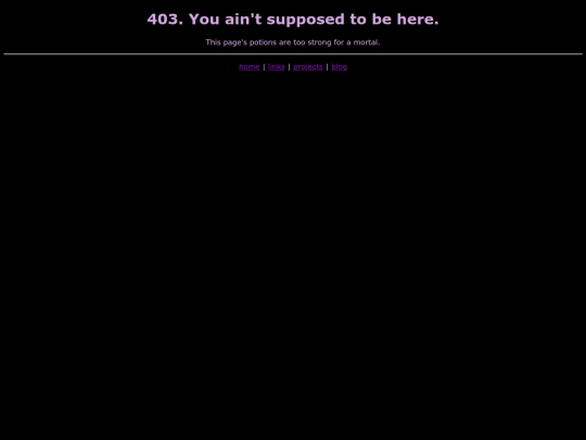 403 screenshot